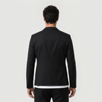 Black blazer back