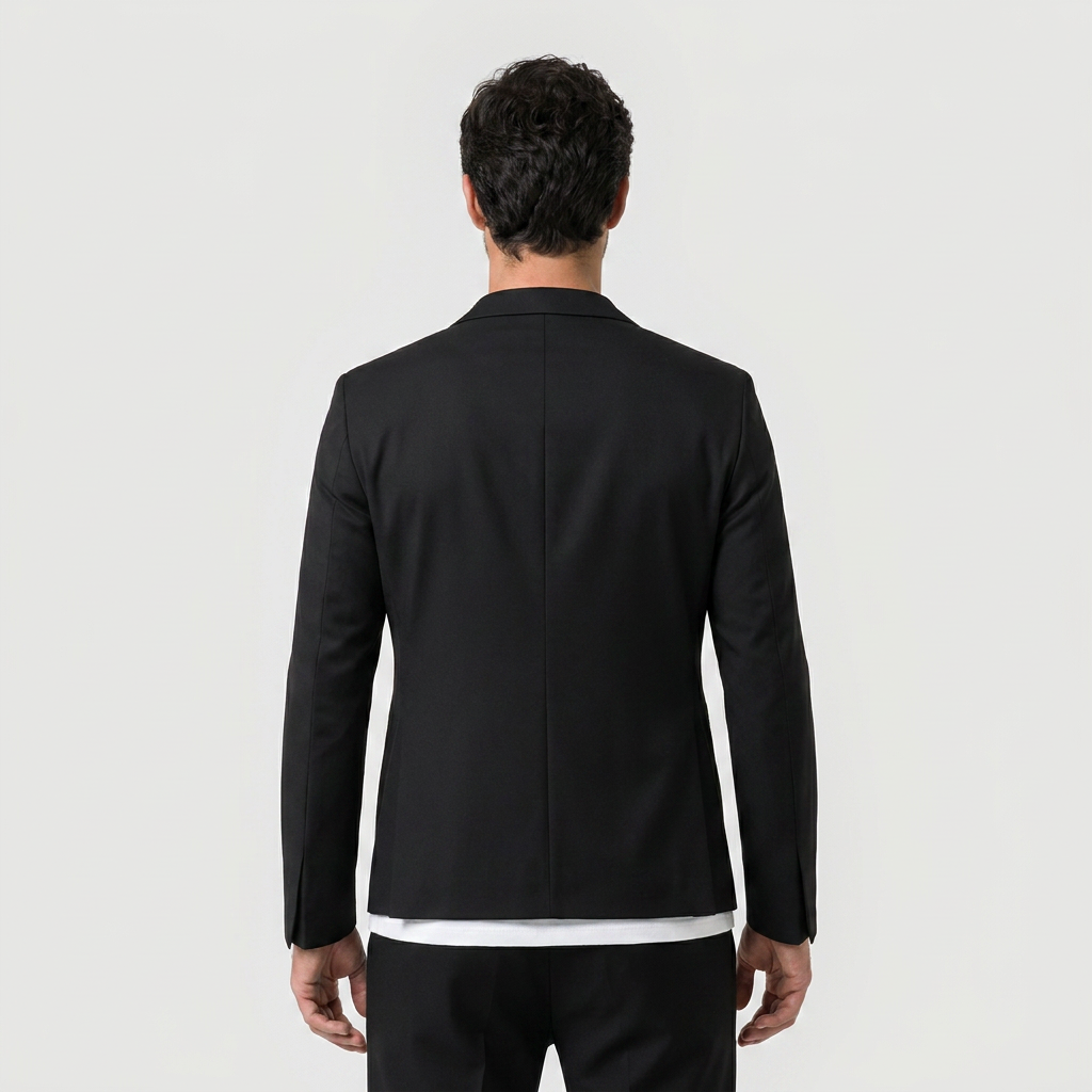 Black blazer back