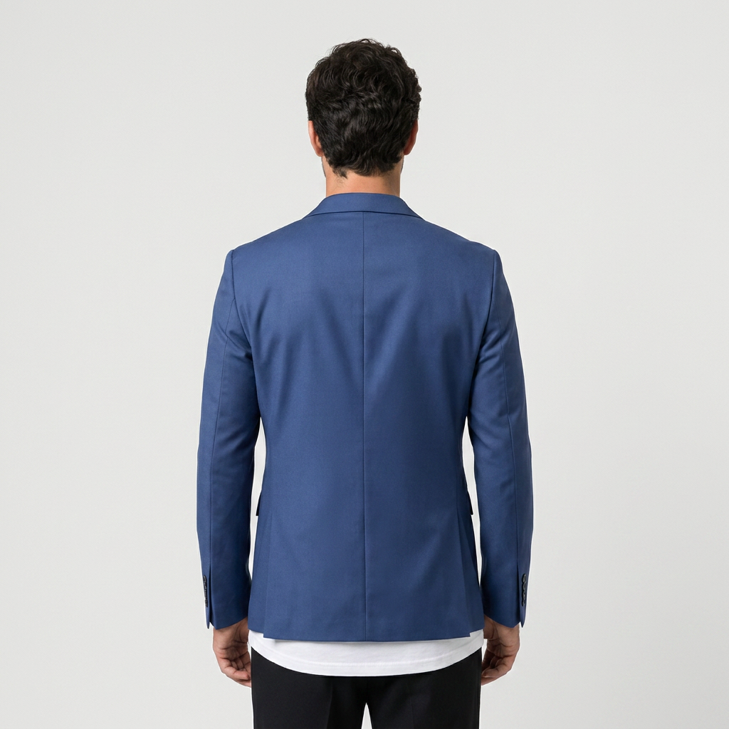 Camel blazer back