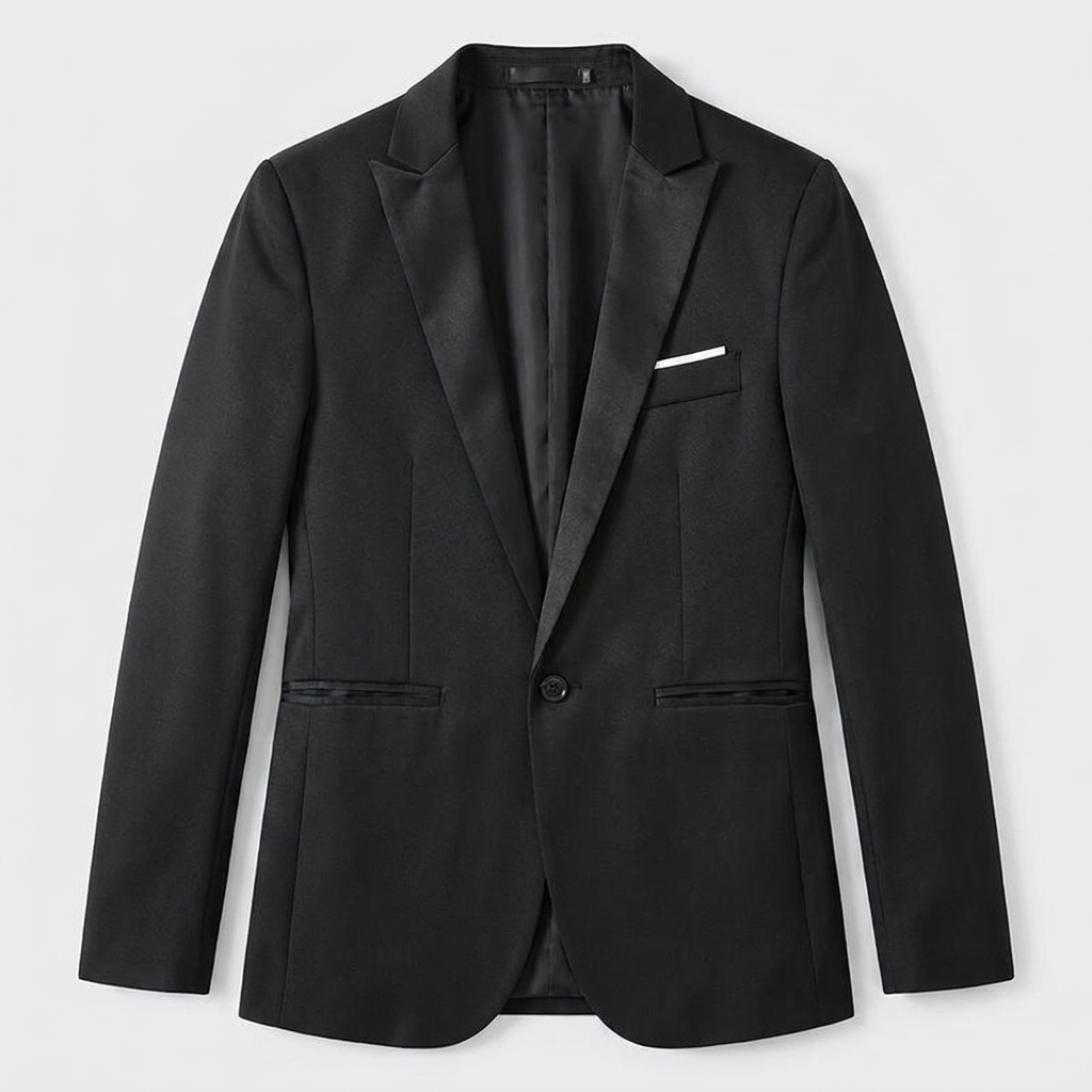 Grey blazer flatlay
