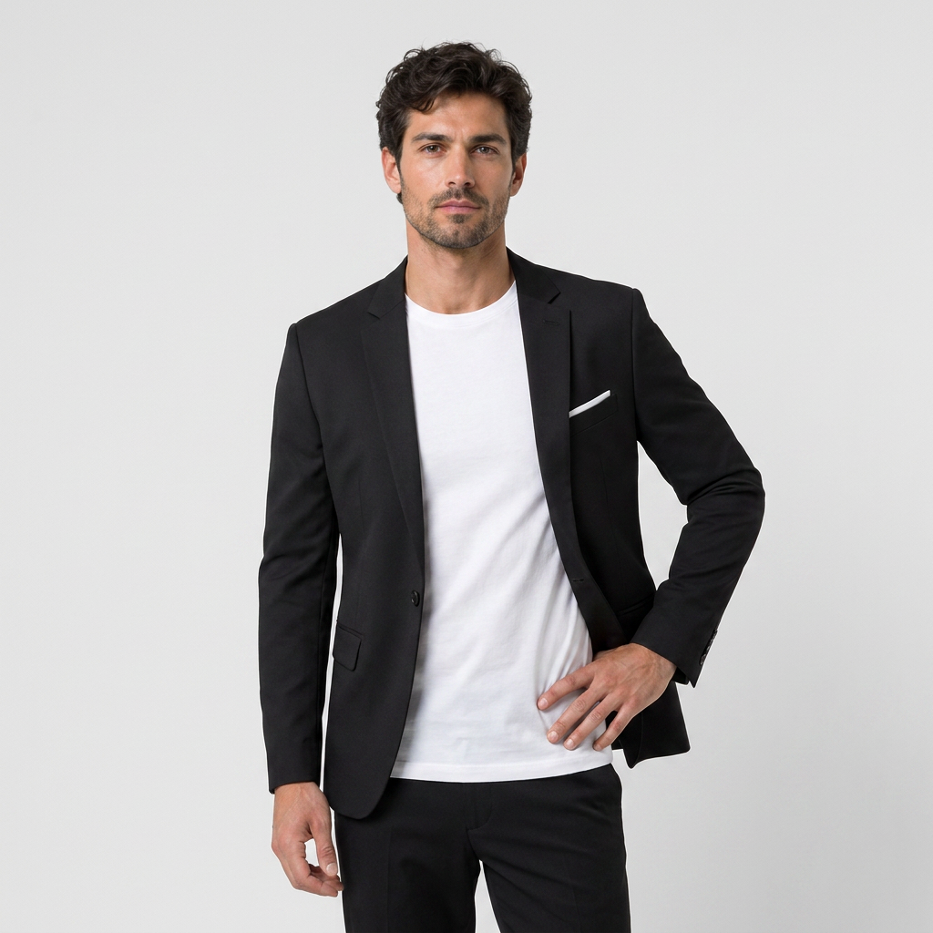 Grey blazer front