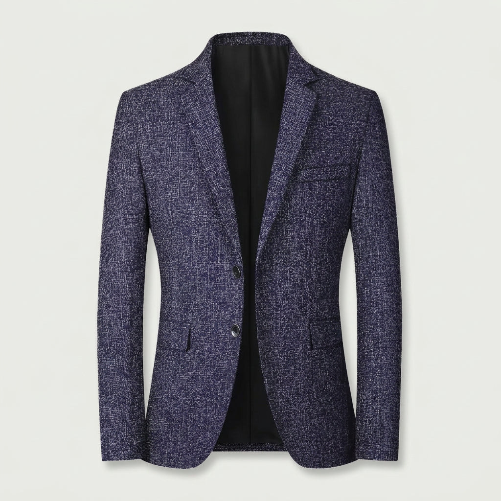 Men's Single Breasted Tailored Blazer – Notch Lapel