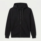 Men's Heathered Knit Zip Hoodie – Kangaroo Pocket