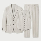 Men's Three-Piece Tailored Suit – Double Breasted