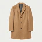 Men's Overcoat – Single-Breasted, Notch Lapel