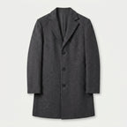 Men's Overcoat – Single-Breasted, Notch Lapel