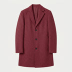 Men's Overcoat – Single-Breasted, Notch Lapel