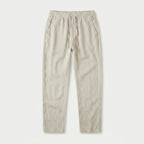 Men's Lightweight Linen Drawstring Pants – Elastic Waist