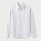 Men's Long Sleeve Linen Shirt – Breathable