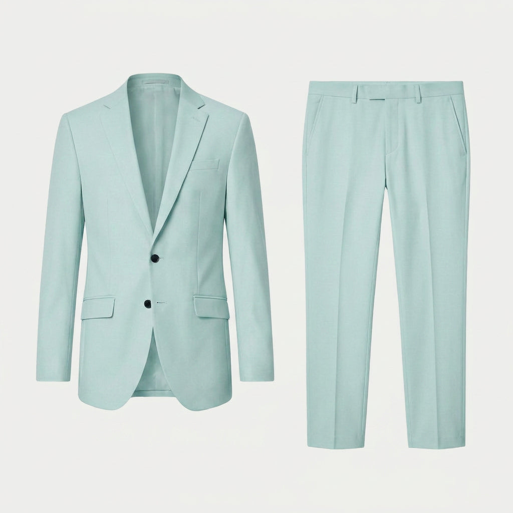 Men's Two-Piece Tailored Suit – Single Breasted