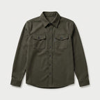 Men's Overshirt – Brushed Flannel, Chest Pockets