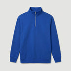 Men's Quarter-Zip Sweatshirt – Stand Collar, Brushed Fleece