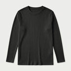 Men's Ribbed Long Sleeve Crew Neck Sweatshirt – Slim Fit