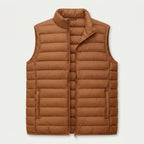 Men's Lightweight Quilted Puffer Vest – Zip-Up