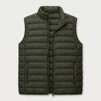 Men's Lightweight Quilted Puffer Vest – Zip-Up