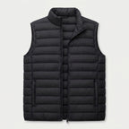 Men's Lightweight Quilted Puffer Vest – Zip-Up