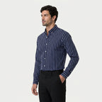 Men's Button-Down Striped Shirt – Slim Fit