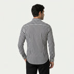 Men's Button-Down Striped Shirt – Slim Fit