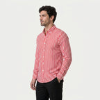 Men's Button-Down Striped Shirt – Slim Fit