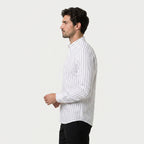 Men's Button-Down Striped Shirt – Slim Fit