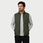 Men's Lightweight Quilted Puffer Vest – Zip-Up