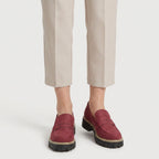 Women's Chunky Lug Sole Loafers – Slip-On