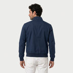 Men's Lightweight Zip-Up Bomber Jacket – Stand Collar