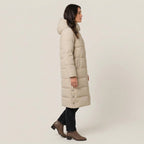 Women's Long Quilted Puffer Coat – Hooded