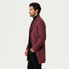 Men's Overcoat – Single-Breasted, Notch Lapel