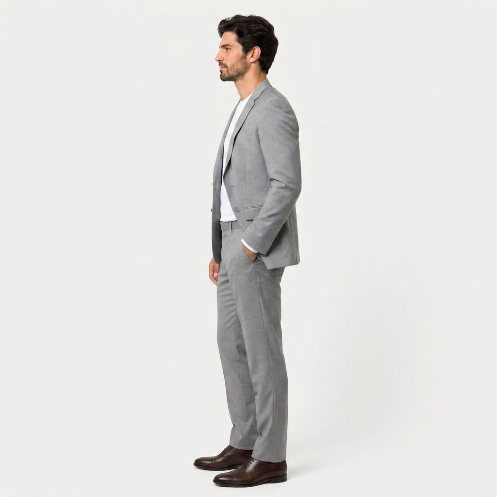 Men's Two-Piece Tailored Suit – Single Breasted