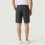 Men's Textured Cotton Drawstring Shorts – Elastic Waist
