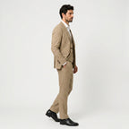 Men's Three-Piece Tailored Suit – Double Breasted