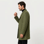 Men's Overcoat – Single-Breasted, Notch Lapel
