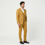 Men's Three-Piece Tailored Suit – Double Breasted