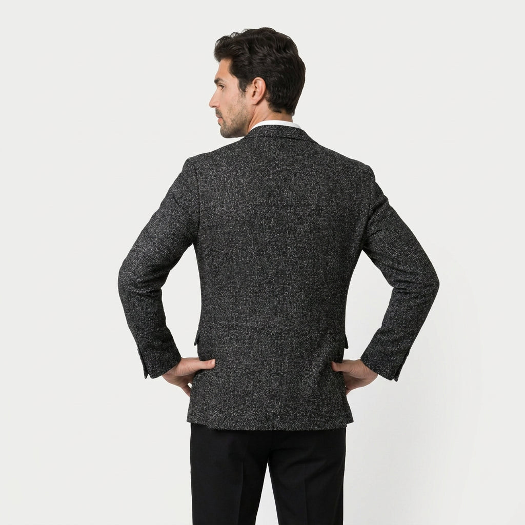 Men's Single Breasted Tailored Blazer – Notch Lapel