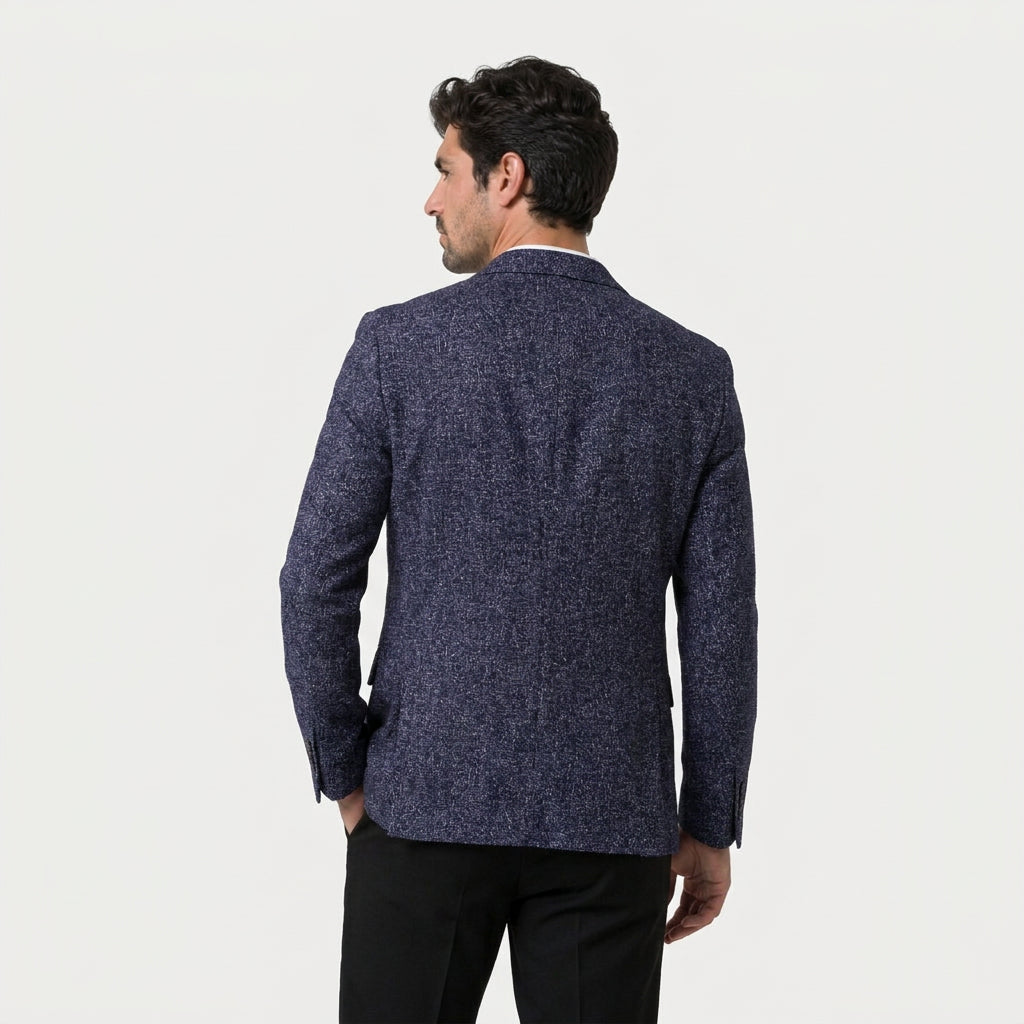 Men's Single Breasted Tailored Blazer – Notch Lapel