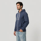 Men's Heathered Knit Zip Hoodie – Kangaroo Pocket