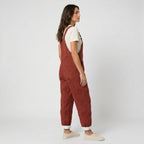 Women's Quilted Overalls – Relaxed, Cropped Length