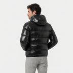 Men's Fitted Hooded Puffer Jacket