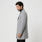 Men's Overcoat – Single-Breasted, Notch Lapel