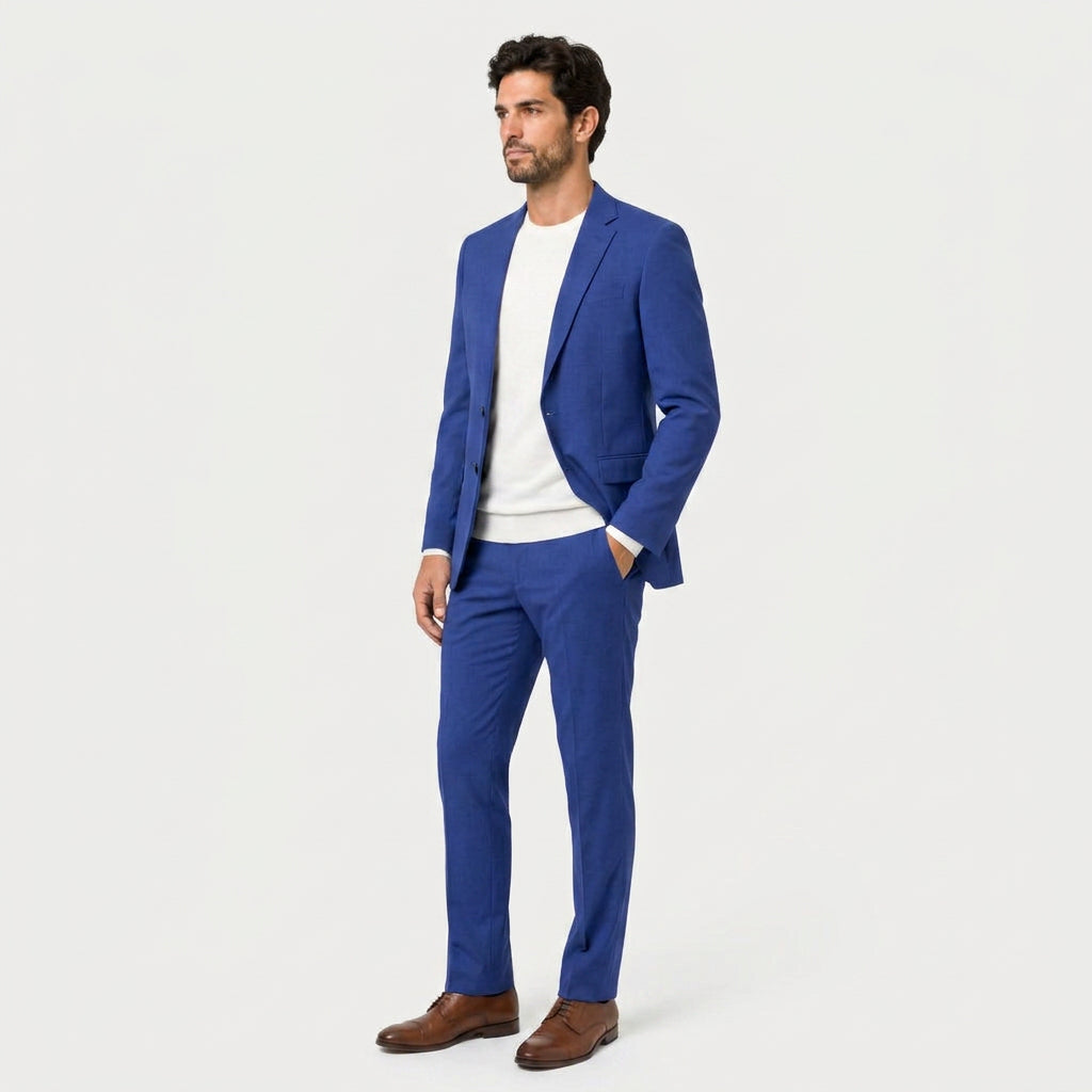 Men's Two-Piece Tailored Suit – Single Breasted