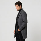 Men's Overcoat – Single-Breasted, Notch Lapel