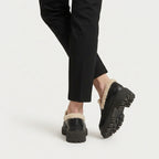 Women's Sherpa-Lined Platform Loafer – Lug Sole