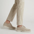 Men's Suede Casual Derby Shoes – Lightweight Sole