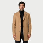 Men's Overcoat – Single-Breasted, Notch Lapel
