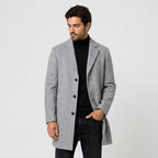 Men's Overcoat – Single-Breasted, Notch Lapel