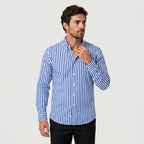 Men's Button-Down Striped Shirt – Slim Fit