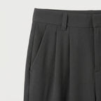 Women's Pleated Wide-Leg Trousers – High Waist
