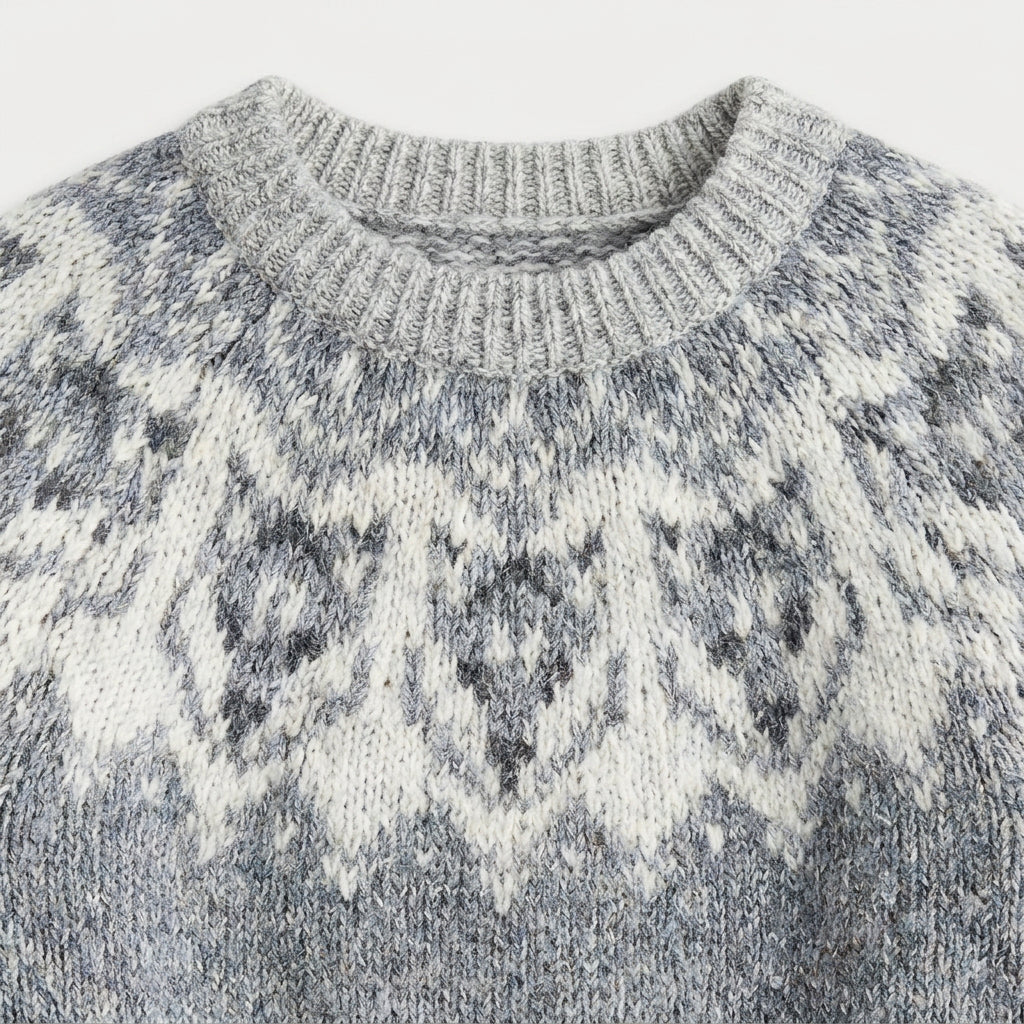 Women's Fairisle Crewneck Sweater – Patterned