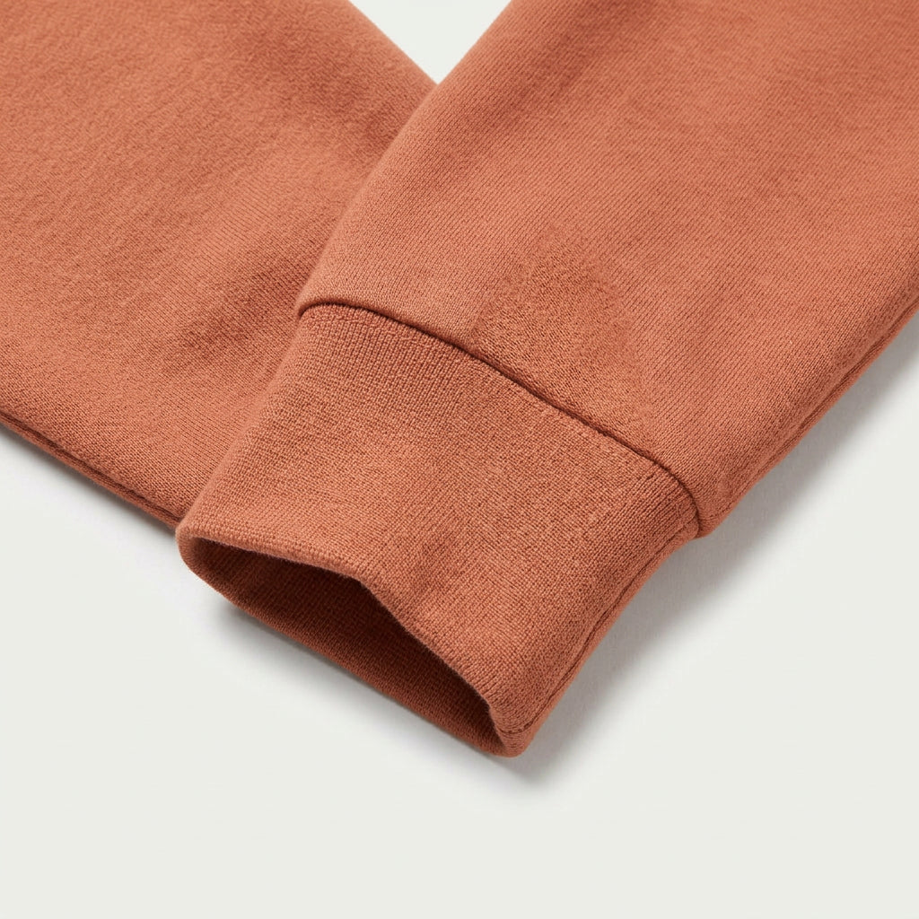 Men's Quarter-Zip Sweatshirt – Stand Collar, Brushed Fleece